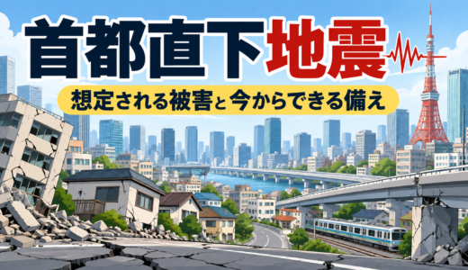 首都直下地震とは？想定される被害・危険地域・今からできる備えをわかりやすく解説